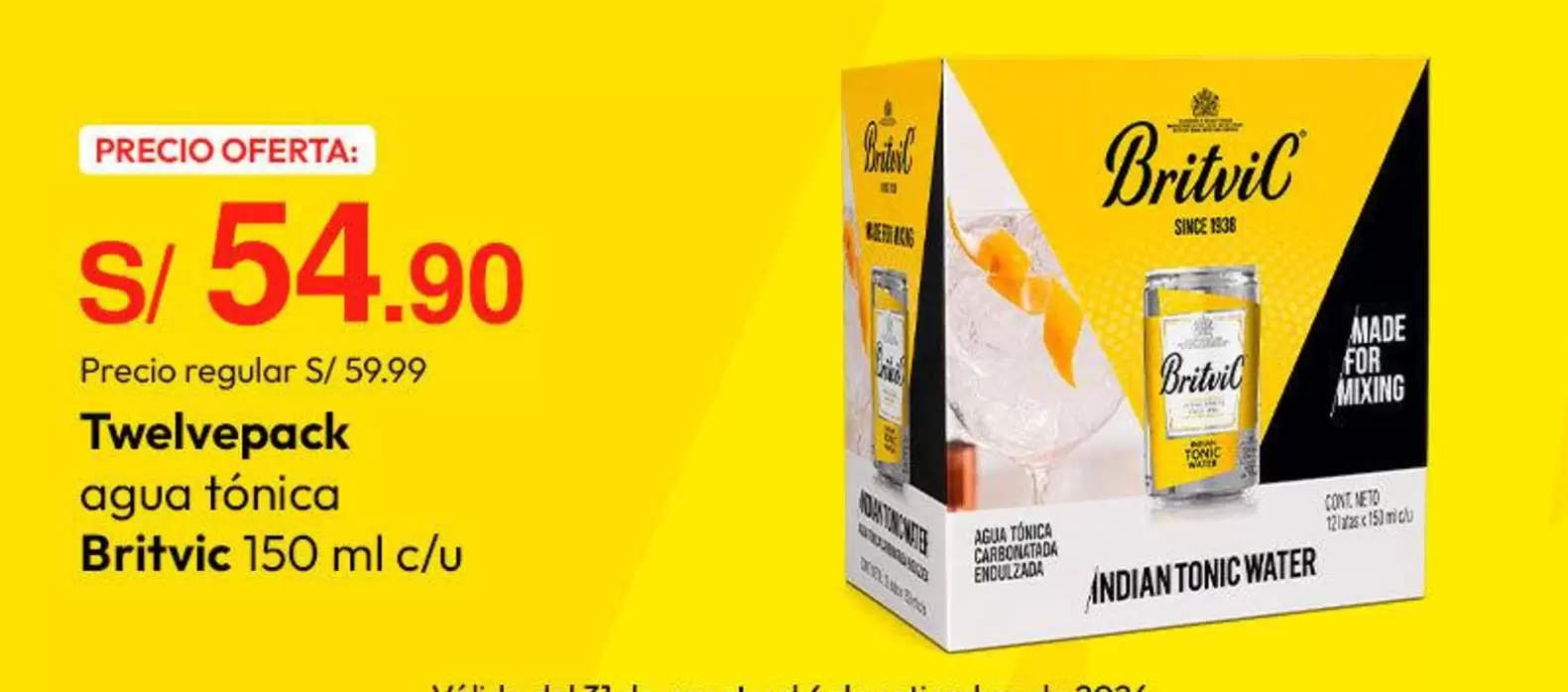 Britvic - agua tónica