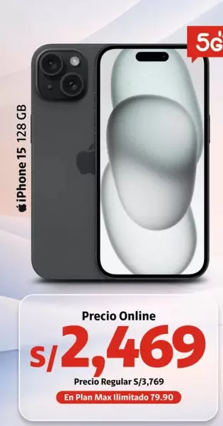 Apple - iPhone 15 128 GB
