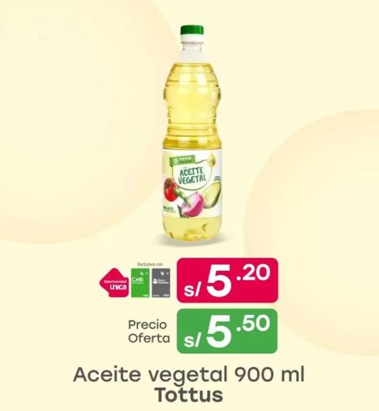 Tottus - Aceite vegetal