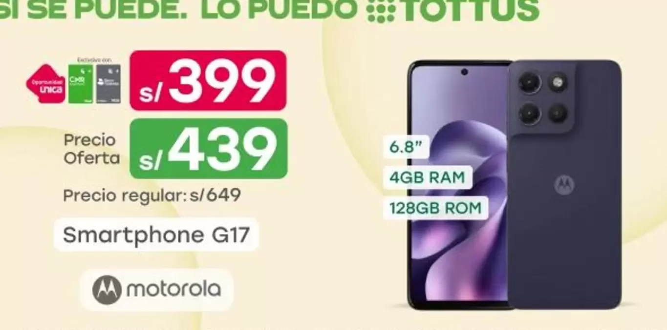 Motorola - Smartphone G17