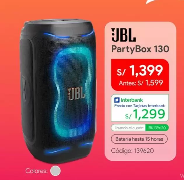 JBL - PartyBox 130