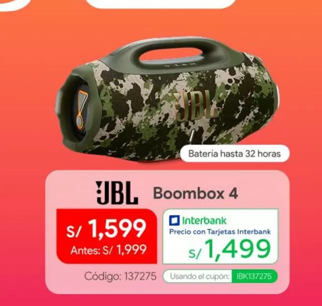JBL - Boombox 4