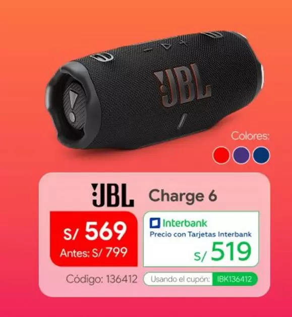 JBL - Charge 6