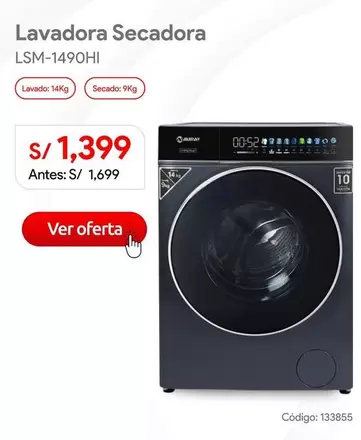 Miray - Lavadora Secadora LSM-1490HI