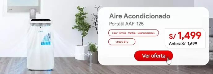 Aire Acondicionado Portátil AAP-125