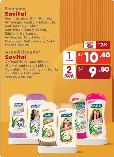 Savital - Shampoo y Acondicionador