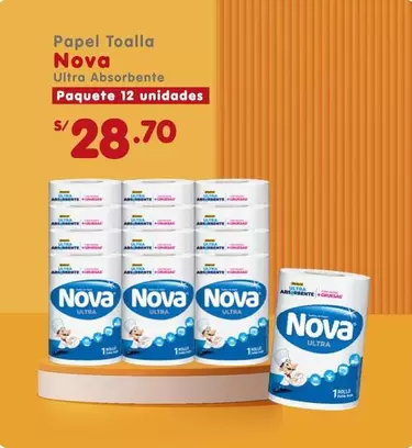 Nova - Papel Toalla Ultra Absorbente