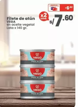 Vega - Filete de atún