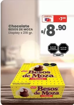 Besos de Moza - Chocolate