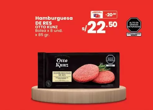 Otto Kunz - Hamburguesa DE RES