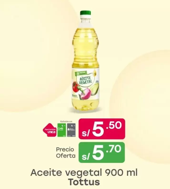 Tottus - Aceite vegetal