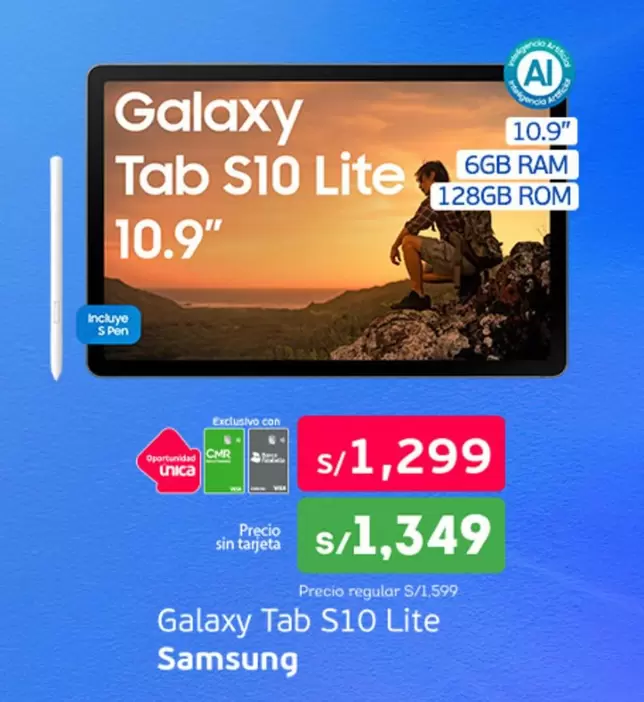 Samsung - Galaxy Tab S10 Lite