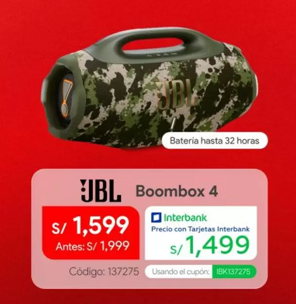 JBL - Boombox 4