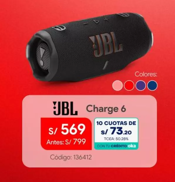 JBL - Charge 6