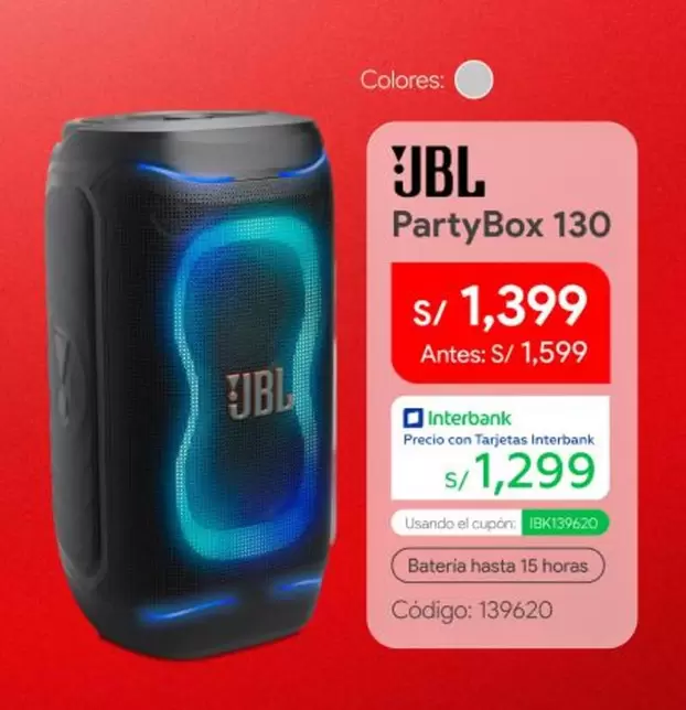 JBL - PartyBox 130