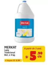 Merkat - Lejía Tradicional Bot. x 4 kg.