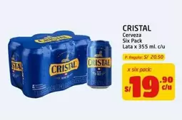 Cristal - Cerveza Lata