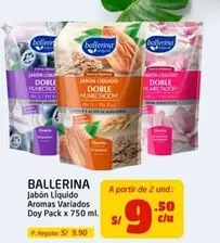 Ballerina - Jabón Líquido Aromas Variados Doy Pack