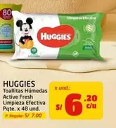 Huggies - Toallitas Húmedas Active Fresh