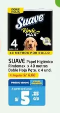 Suave - Papel Higi0999nico Rindemax