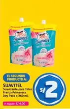 Suavitel - Suavizante para Telas Fresca Primavera Doy Pack