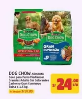 Dog Chow - Alimento Seco para Perro Medianos/Grandes Adulto Sin Colorantes Cachorro Gran Comienzo