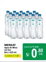Merkat - Agua de Mesa sin Gas Bot. x 625 ml.