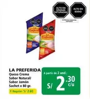 La Preferida - Queso Crema
