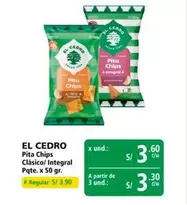 Pita Chips Clásico/ Integral