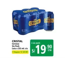 Cristal - Cerveza Six Pack Lata