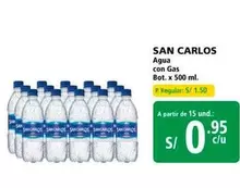 San Carlos - Agua con Gas Bot. x 500 ml.