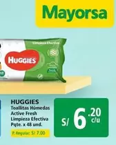 Huggies - Toallitas Húmedas Active Fresh