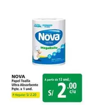 Nova - Papel Toalla Ultra Absorbente
