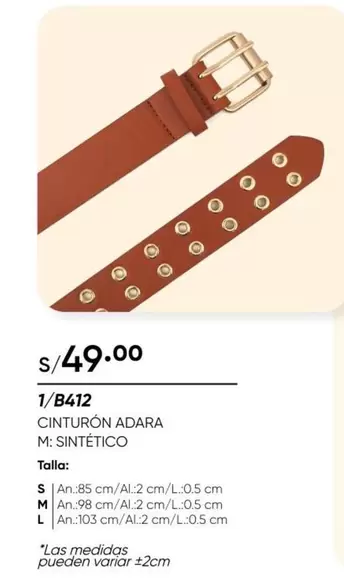 CINTURÓN ADARA 1/B412