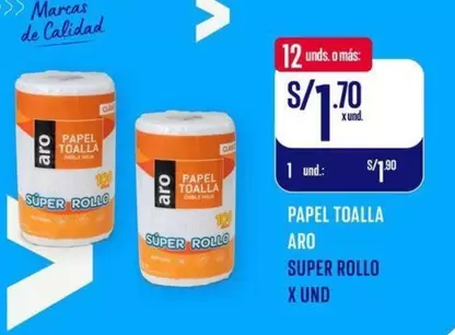 Aro - PAPEL TOALLA SUPER ROLLO
