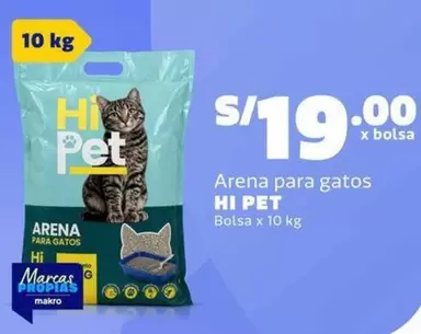Arena para gatos