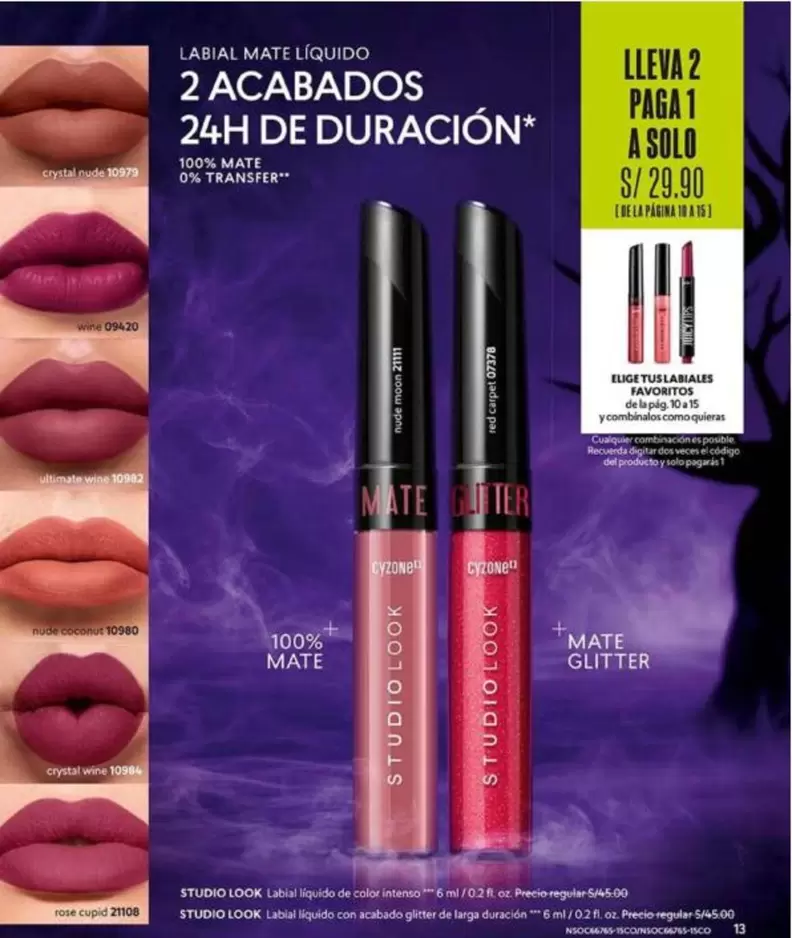 Solo - LABIAL MATTE LÍQUIDO 2 ACABADOS 24H DE DURACIÓN