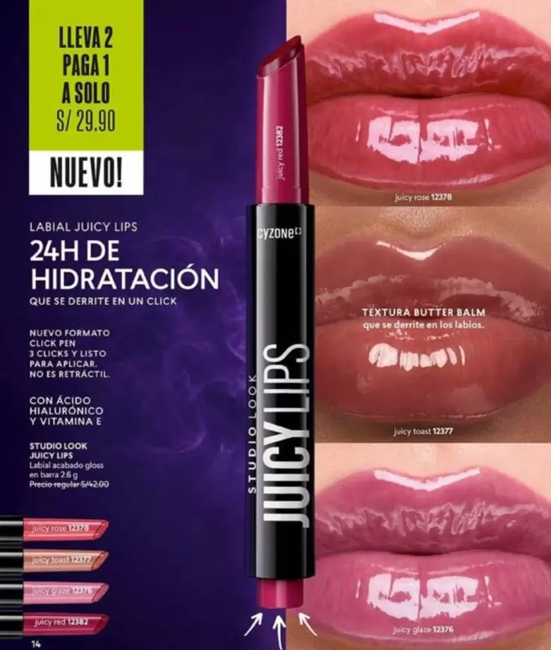 Solo - LABIAL JUICY LIPS 24H DE HIDRATACIÓN