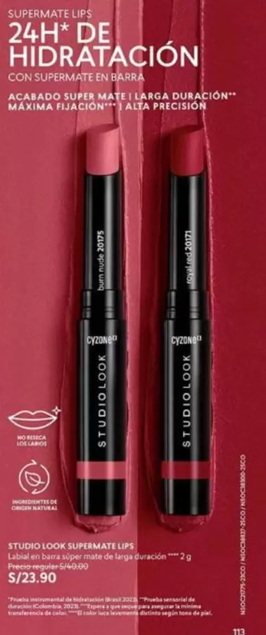 Natural - STUDIO LOOK SUPERMATE LIPS