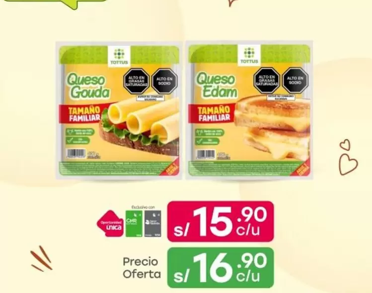 Unión - Queso Gouda / Queso Edam