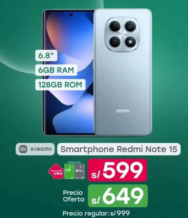 Xiaomi - Smartphone Redmi Note 15