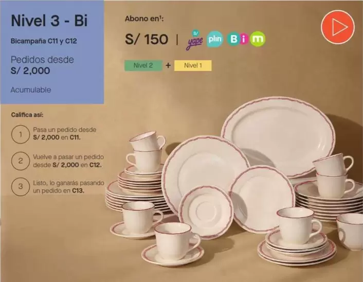 Nivel 3 - Bi Bicampaña C11 y C12