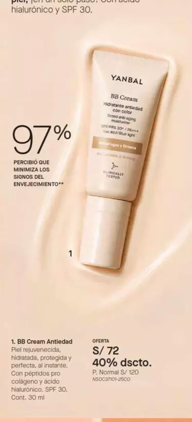 Yanbal - BB Cream Antiedad