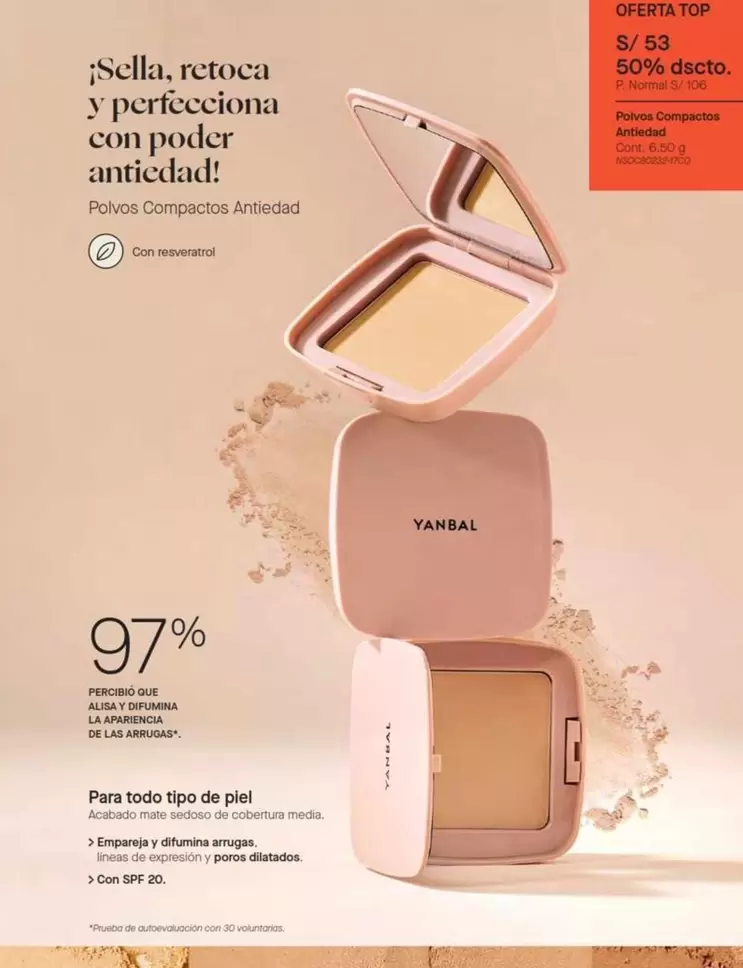 Piel - Polvos Compactos Antiedad