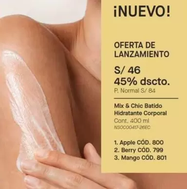 Apple - Mix & Chic Batido Hidratante Corporal