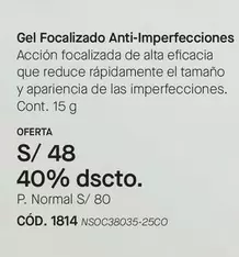 Gel Focalizado Anti-Imperfecciones NSOC38035-25CO