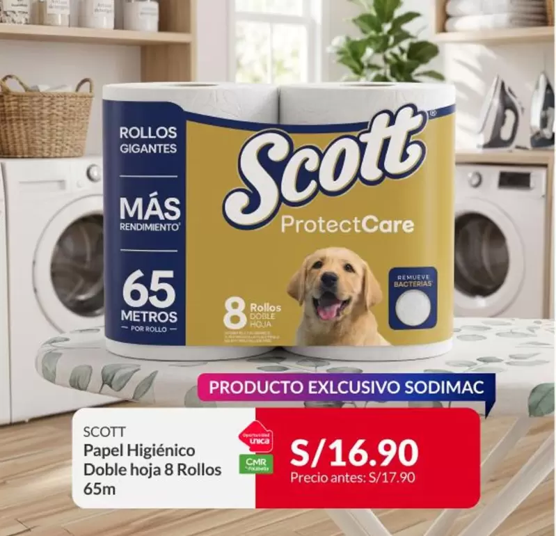 Scott - Papel Higi0999enico Doble hoja