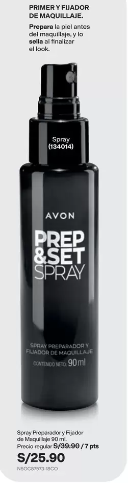 Avon - PREP & SET SPRAY
