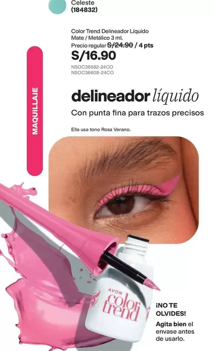 Avon - Color Trend Delineador Liquido Mate