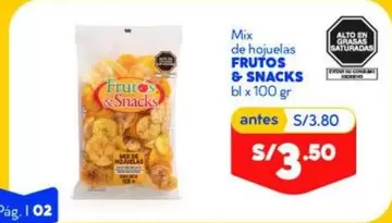 Mix de hojuelas FRUTOS & SNACKS